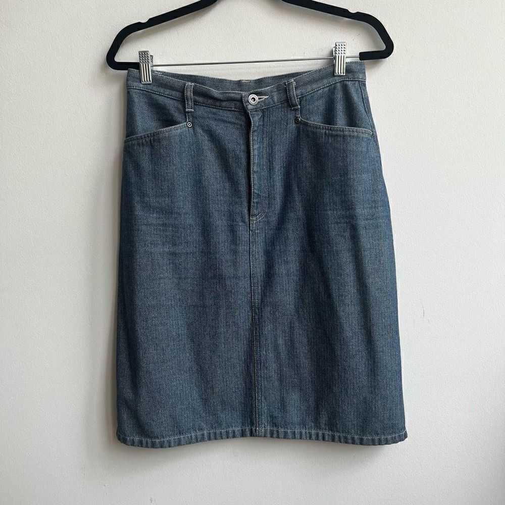 Liz Claiborne Liz Wear Jeans Women's A-Line Denim Skirt Blue Size 8